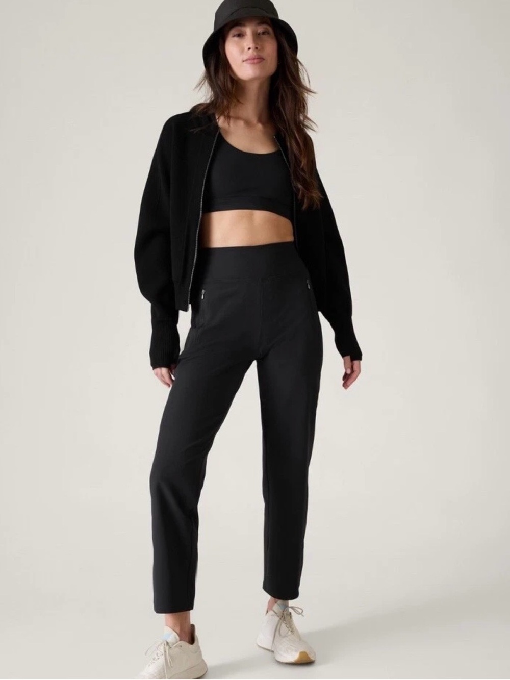 Athleta Black Fairway High Waist Golf Pants| 4